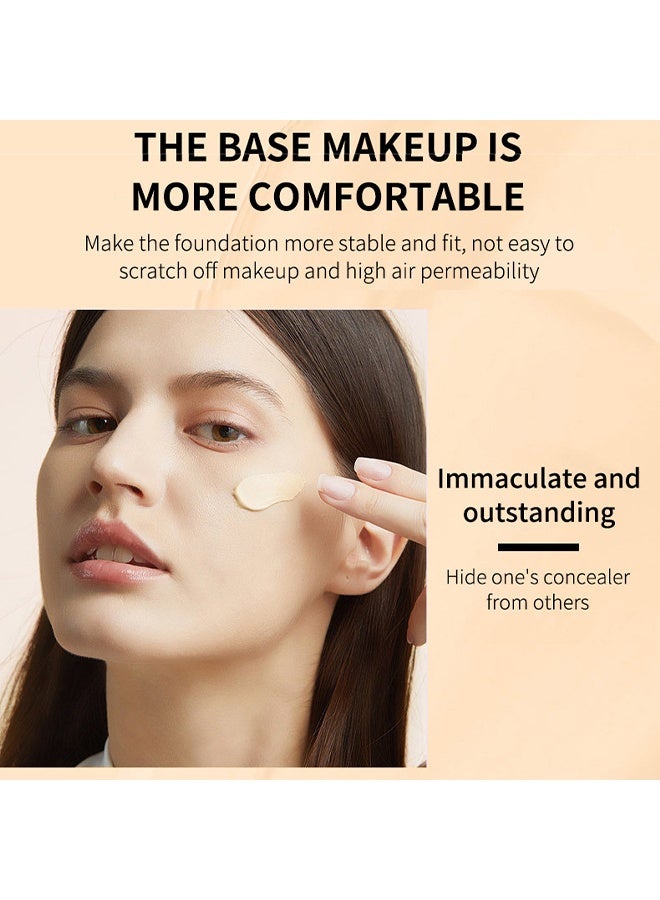 OCHEAL Color Gorrecting Moisturizing & Flawess, Full Coverage Long Lasting Makeup,Natural Finish,Foundation Anti-Redness, Face Cream, Skin Tone Adjusting CC Cream,SPF50+U UVA/UVB Whitening Sunscreen #01 Ivory tint - Image 5