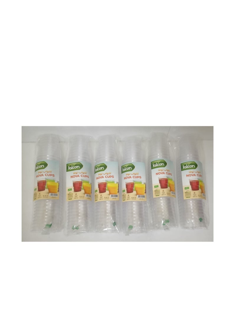 Falconpack Falcon Pack Of 6  X 25 Piece Nova Cups ( 150 Pcs ) - Image 1
