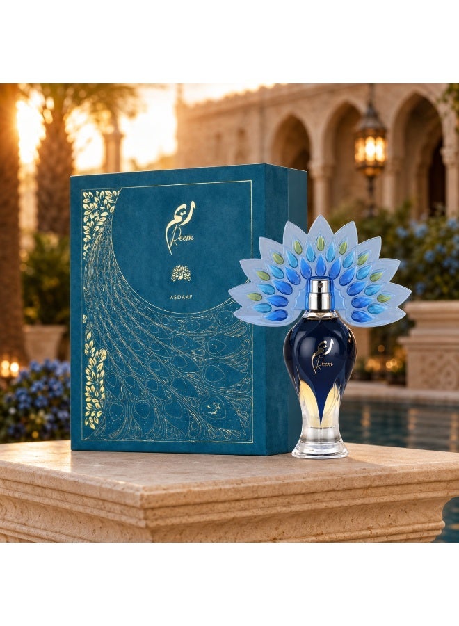 أصداف عطر أسداف ريم أو دو بارفان 100 مل - عطر يدوم طويلاً للجنسين برائحة شرقية أنيقة - Image 2