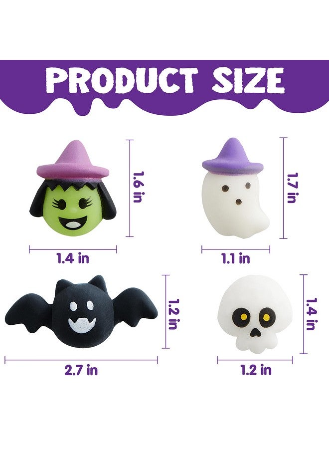JOYIN 36 Pcs Halloween Mochi Squishy Toy In Blind Bags With 12 Halloween Characters For Stress Relief, Halloween Mystery Toy Surprise Bag For Kids Halloween Party Favors, Halloween Goodie Fillers - Image 4