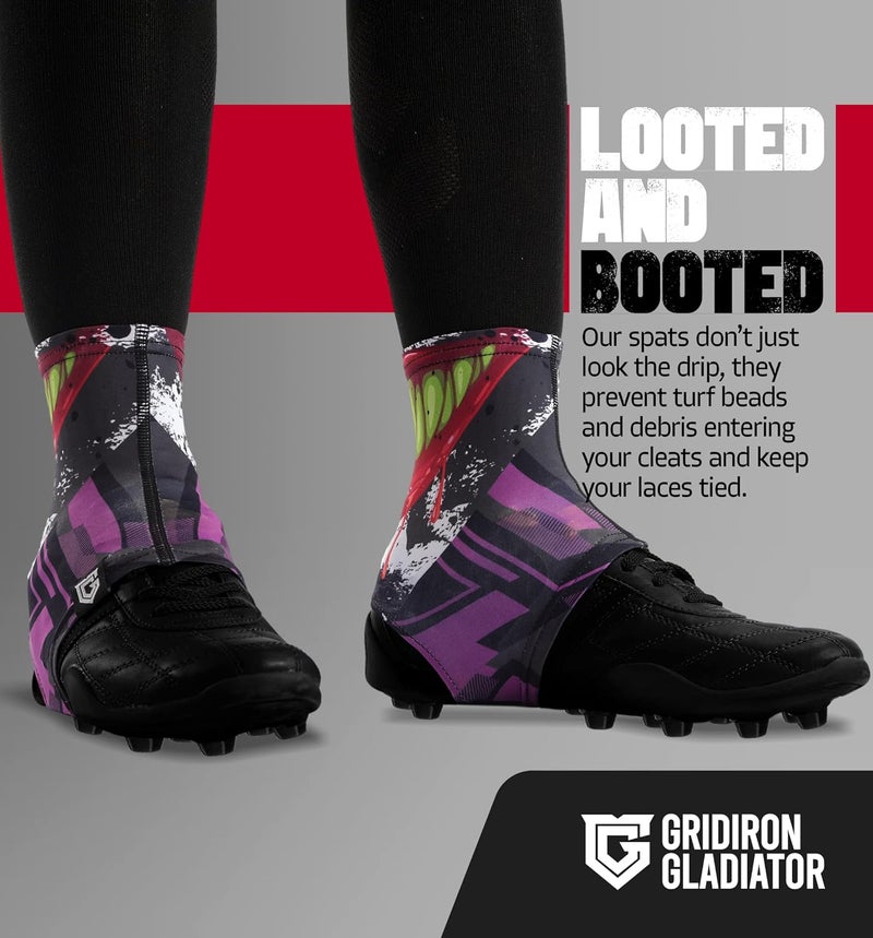 Gridiron Gladiator Cleat Covers - Football Spats - Football Cleat Cover - Cleat Spats for Soccer, Baseball & Softball - Image 4