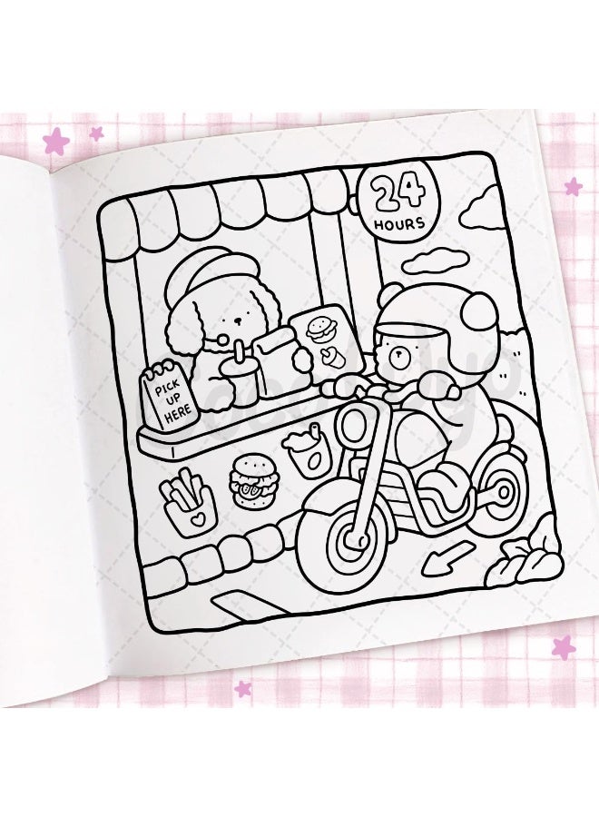 أيام دافئة: كتاب تلوين للكبار والصغار (تلوين الأماكن الدافئة) - Image 2