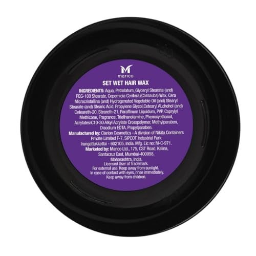 Set Wet Hair Wax For Men - Matte Wax, 60g | Matte Look, Strong Hold, Restylable Anytime, Easy Wash Off | No Paraben, No Sulphate, No Alcohol - Image 2