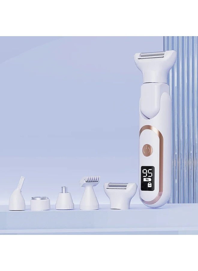 Generic Digital Display Type - C Rechargeable Multi - Function Women's Hair Remover, Electric Shaver for Armpits, Intimate Areas & Eyebrow Trimming, Full - Body Use  - Image 1