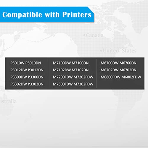 TOPRINT TL-410X ( TL-410 TL-410H ) Compatible Toner Cartridge High Capacity 6000 Pages for Printer P3010DW P3012DW P3300DW P3302DW M6702DW M7100DW M7102DW M6800FDW M6802FDW M7200FDW M7202FDW - Image 2