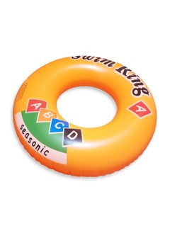 Generic Inflatable Swimming Ring Waist Orange Medium Size" 70 cm " Fun Water Toys for Boys and Girls  - Image 1