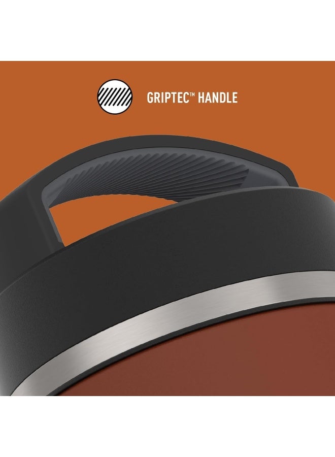 THERMOS ICON STAINLESS STEEL VACUUM INSULATED SADDLE BOTTLE 710ML - Image 4