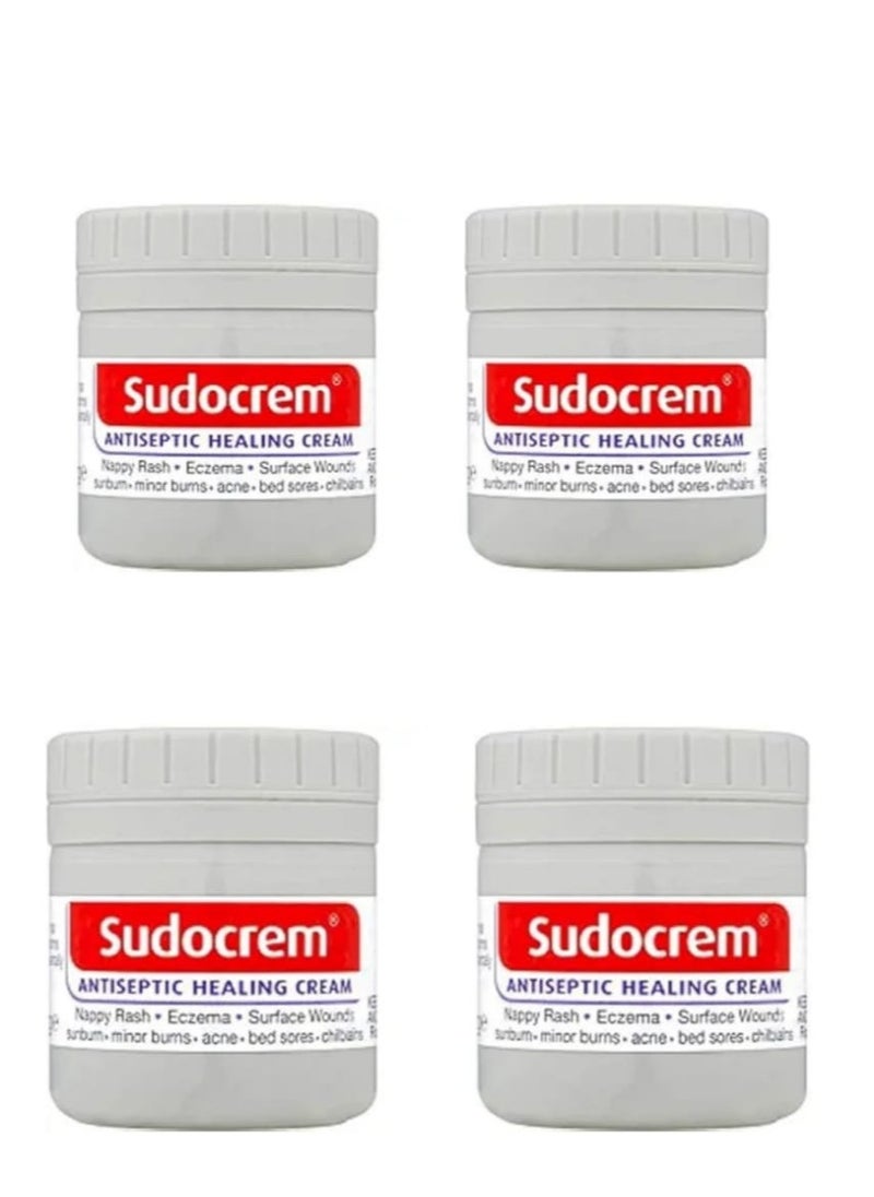 Sudocrem Antiseptic Healing Cream - 125g (Pack of 4) | Fast Relief for Rashes, Cuts, Burns & Surface Wounds  - Image 1