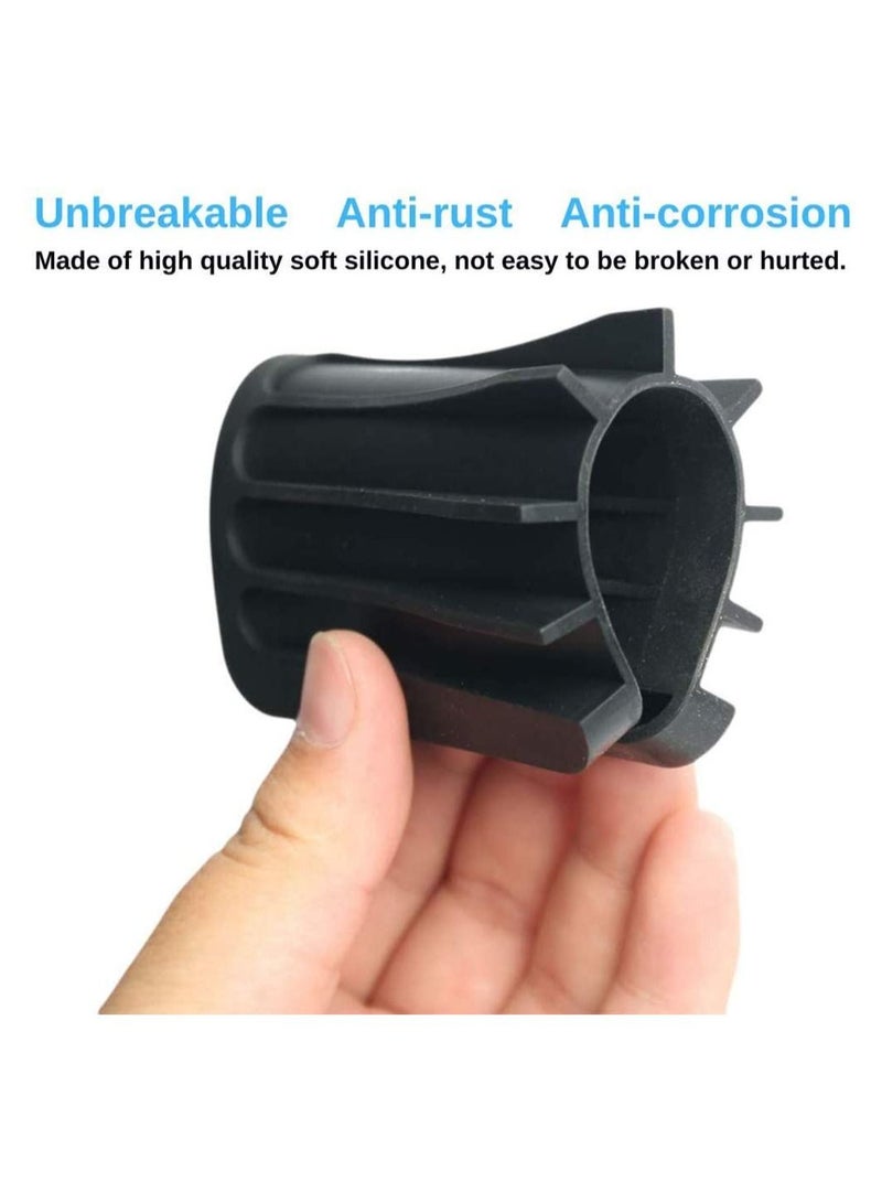 SYOSI Soap Dish, 2PCS Premium Silicone Soap Saver for Shower, Kitchen, Bathroom, Soap Holder for Tub, Razor, Soap Bar Container, Keep Dry, Non-Slip, Easy Cleaning - Image 2