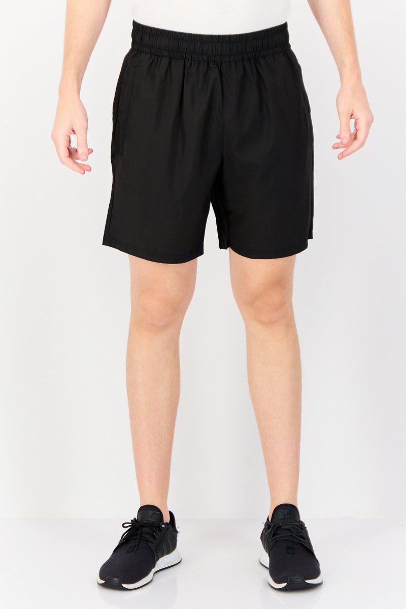 Athletex Men Sportswear Fit 2 Pieces Training Shorts, Black - Image 1