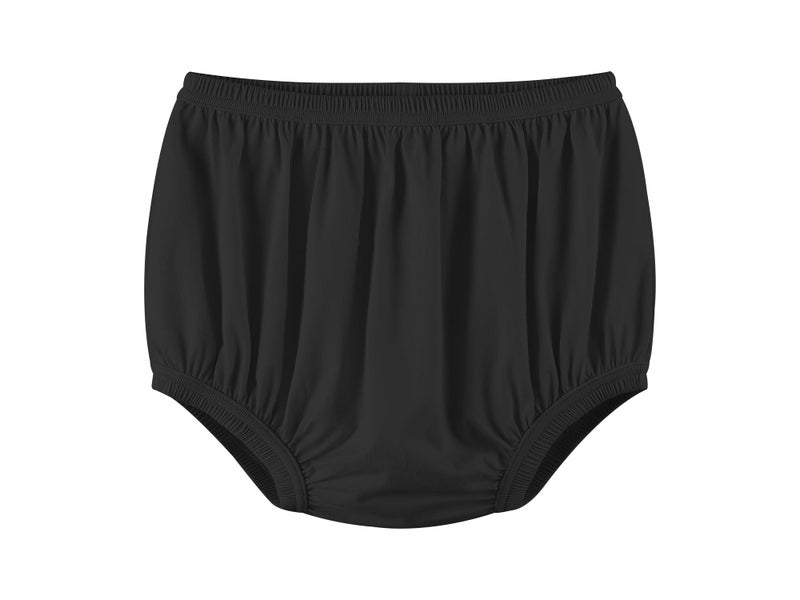 EEOST Adult Diaper Cover for Incontinence Noiseless LeakProtection Underwear Plastic Pants Over Diapers Waterproof Rubber Pants Black Medium