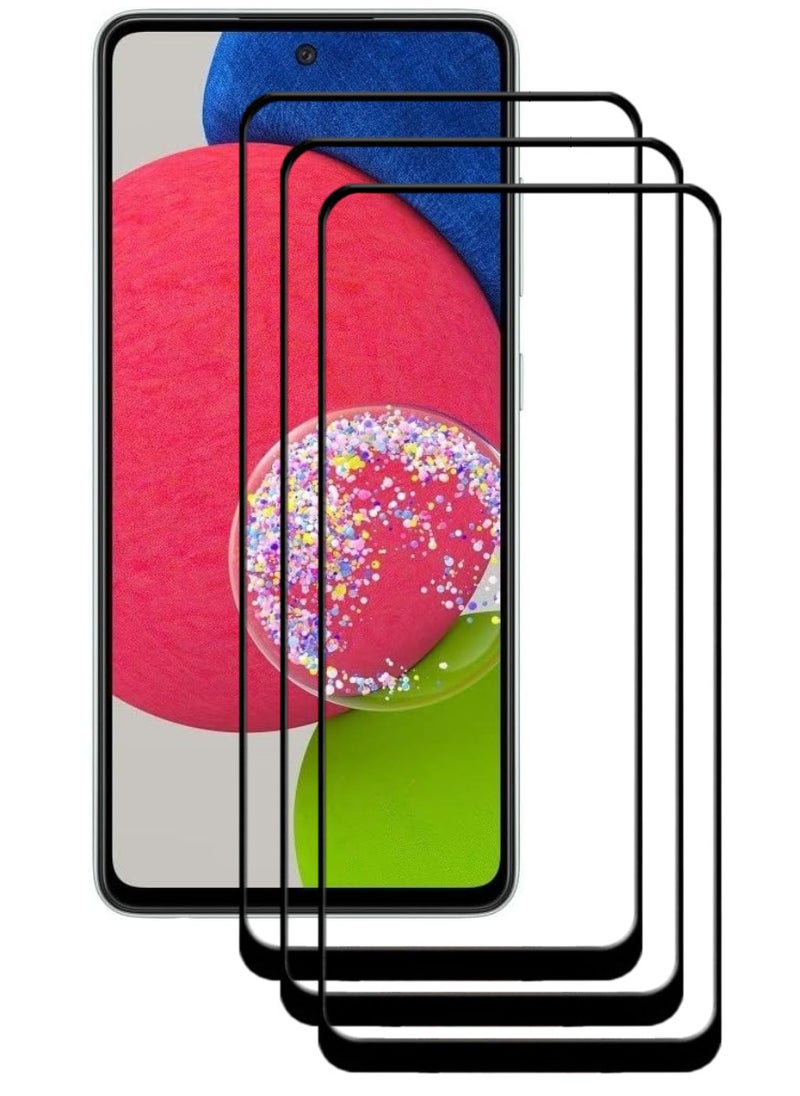 ACLIX 3 Pieces Antistatic ESD Dustproof Premium Quality High Definition Tempered Glass Screen Protector Designed For Samsung Galaxy A52s 5G - Image 1