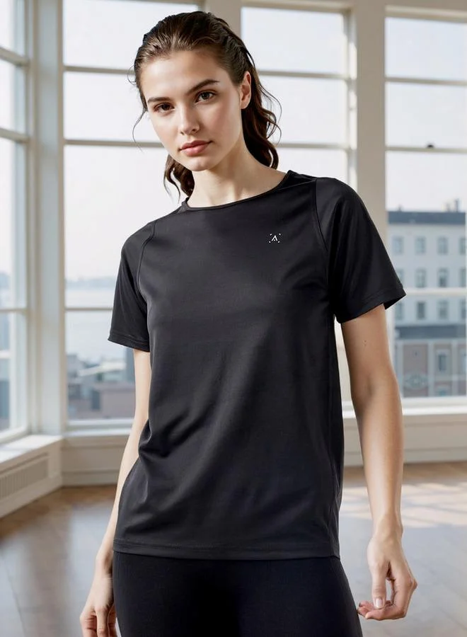 ADOT by Splash Regular Fit Crew Neck T-shirt with Short Sleeves