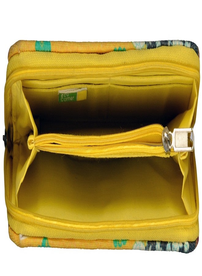 Eco Corner - Indian Art Balcony - Hand Clutch - 100% Cotton/Washable/Eco Friendly/Premium Quality/Printed/Indian Art & Heritage - Image 4