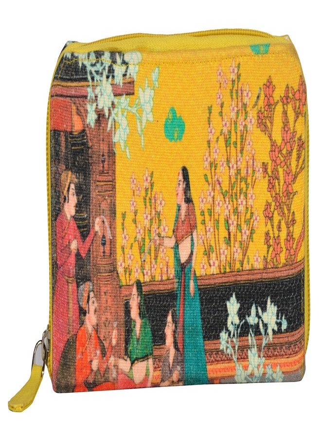Eco Corner - Indian Art Balcony - Hand Clutch - 100% Cotton/Washable/Eco Friendly/Premium Quality/Printed/Indian Art & Heritage - Image 1