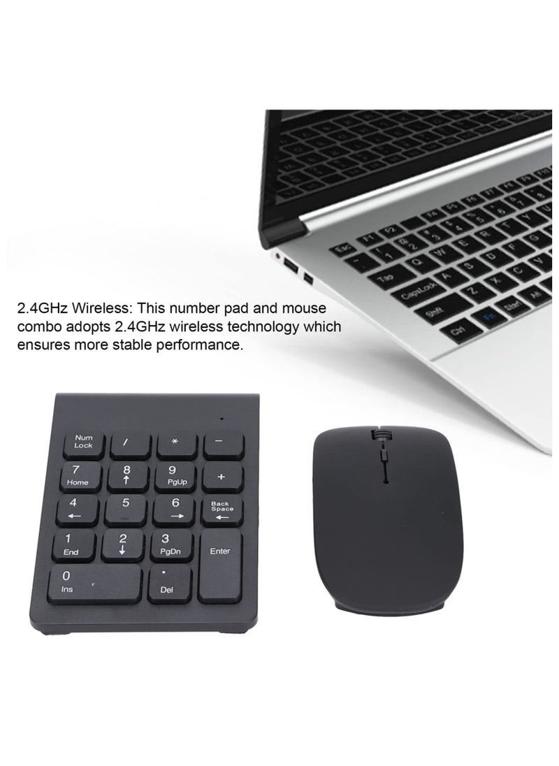 erorex - Number Pad, 1200 DPI Responsive Mouse and Number Pad 18 Keys Numeric Keypad and Mouse Combo - Image 1
