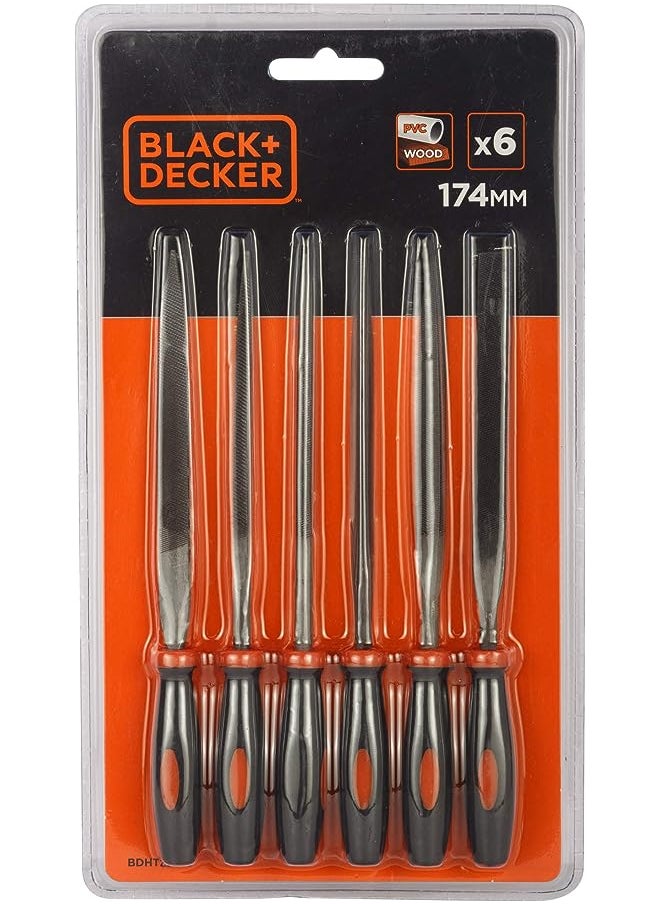 6 Pieces 174Mm Steel Needle File Setfor Wood & Plastic, Orange/Black - Bdht22148 - pzsku/Z572F7B3067AAEC958155Z/45/_/1691728613/19c24142-df6f-434e-b9e5-159cbca1e372