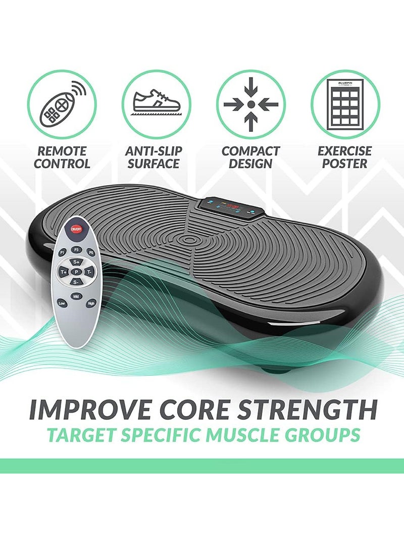 شاربدو لوحة الاهتزاز آلة تمرين الجسم بالكامل، منصة اللياقة البدنية الاهتزازية، آلة التصريف اللمفاوي لفقدان الوزن، تشكيل التنغيم، اللياقة البدنية، التمارين الرياضية المنزلية - Image 2