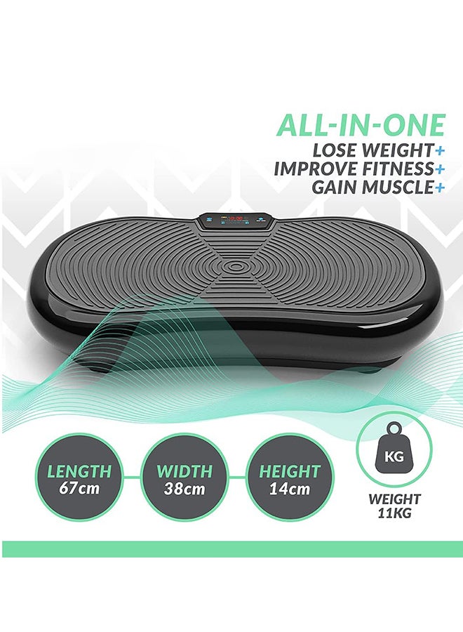 شاربدو لوحة الاهتزاز آلة تمرين الجسم بالكامل، منصة اللياقة البدنية الاهتزازية، آلة التصريف اللمفاوي لفقدان الوزن، تشكيل التنغيم، اللياقة البدنية، التمارين الرياضية المنزلية - Image 3