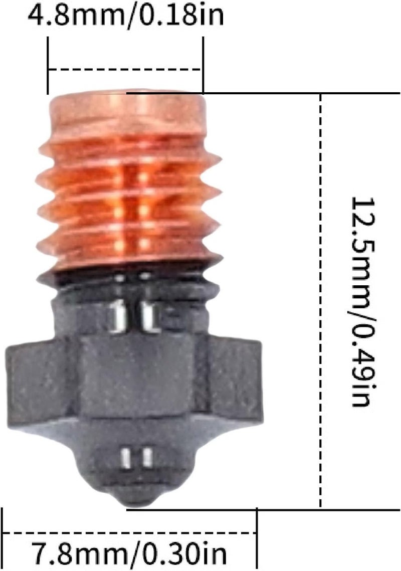 Home & professional compatible YWBL-WH Silicon Carbide Nozzle 0.4 mm, HV2200 Hardness, Thermal Conductivity, with V6 for, Vzbot, Prusa MK3S 3D, for Filaments Trendy natural tone options Market diverse application fit All choice modern design Natural tone color options Globally selected raw material Ready goods scheduled ship Tight fitted parts Space saving Experience optimized build Versatile application KSA stocked goods Globally trusted quality Light & sturdy Gulf market standard build Safe approved storage space Simple multifunctional build Post-order arranged dispatch Varied dimensions Minimal design Small apartment fit Daily wear upgraded resistant material Modern look Indoor outdoor use Carefully selected material - Image 2