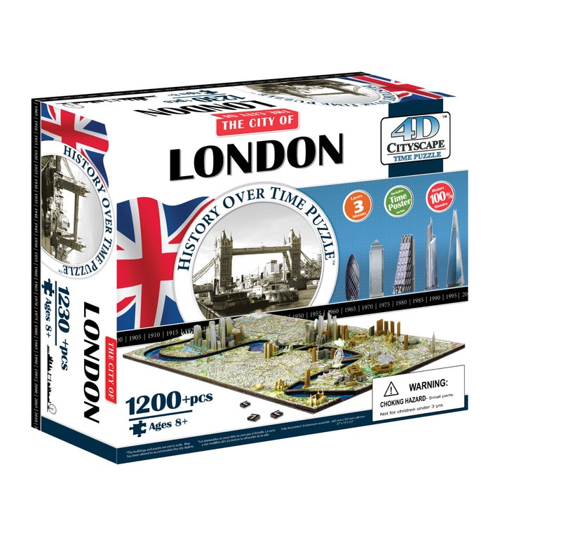 4D Cityscape London England Puzzle - Image 1