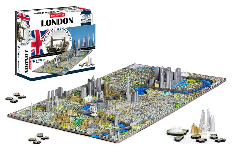 4D Cityscape London England Puzzle - Image 2