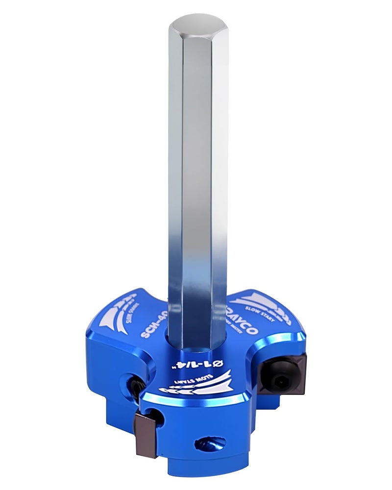 ERAYCO 114 Inch Triple Blade PVC Pipe Reamer Plastic Pipe Fitting Reamer Tool for Plumbing 3 Blades PVC Fitting Saver for SCH40 ABS CPVC Pipe - Image 2