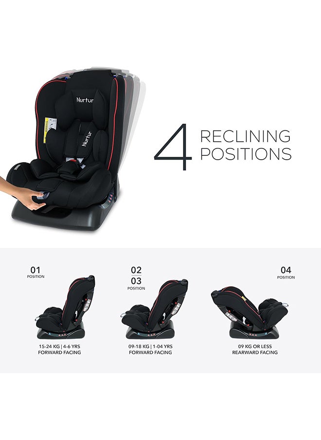 Nurtur - Bruno Baby/Kids 3-In-1 Car Seat - 4 Position Recline 5-Point Safety Harness – 143° Angle 0 Months To 7 Years - Image 1
