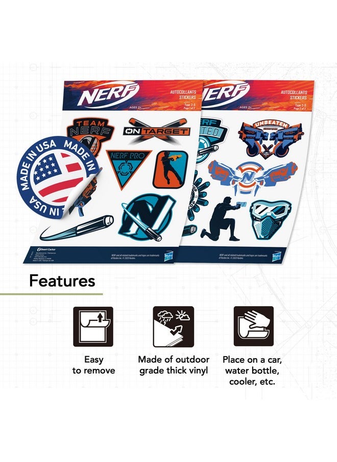 Nerf Stickers 14 Stickers Vinyl Decal Laptop Water Bottle Car Scrapbook Decorations Birthday Favor Party Supplies (25) - pzsku/Z572F9A529306F58ED6A7Z/45/_/1697273449/ef7dfa7f-8b8b-4ad1-9cca-23f43042ee9b