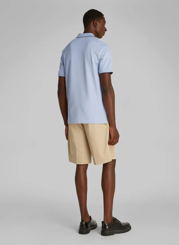 CALVIN KLEIN Stretch Pique Tipping Polo