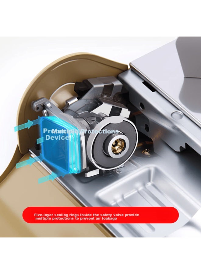 Jinyu Portable Cassette Stove Windproof -proof Gas Cooker Outdoor Camping Magnetic Stove High-power 4.1kw Gas Burner - Image 4