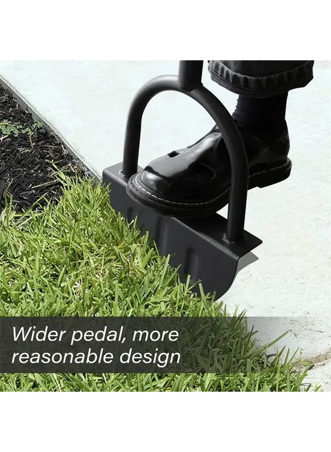 Heavy Duty Manual Lawn Edging Tool With Sharp Saw Tooth Blade Trimming Shovel - Image 4