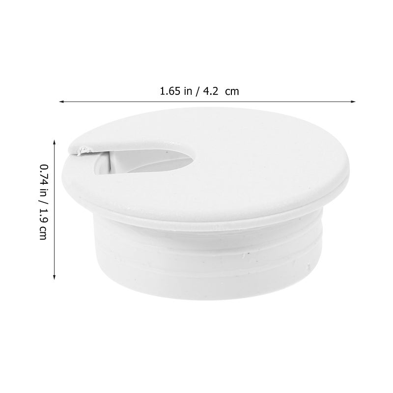 Computer Table Wire Organizer with Versatile Compatibility and Stylish Hole Covers - Image 2