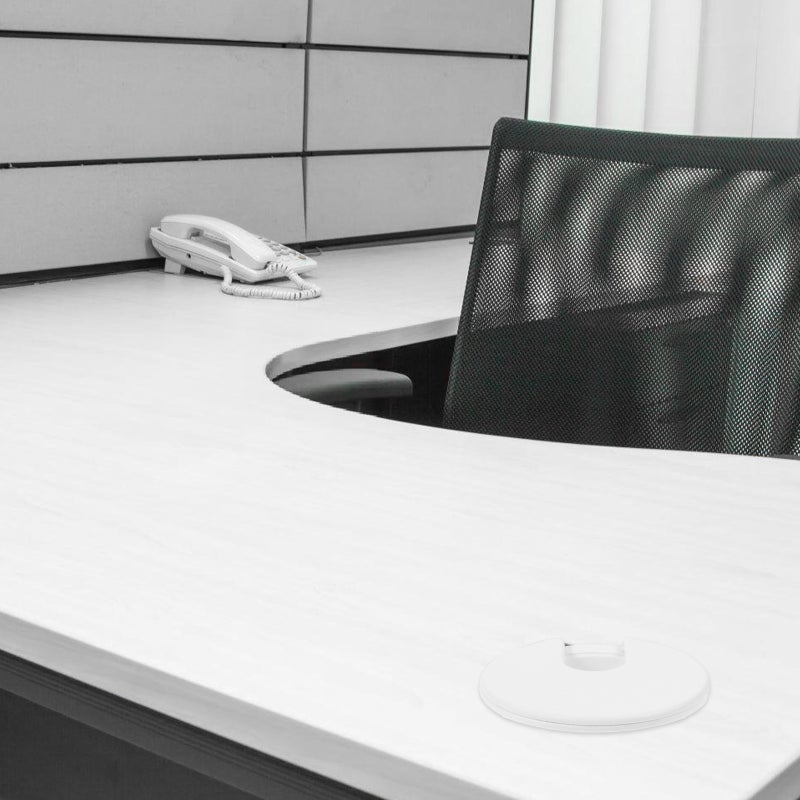 Computer Table Wire Organizer with Versatile Compatibility and Stylish Hole Covers - Image 5