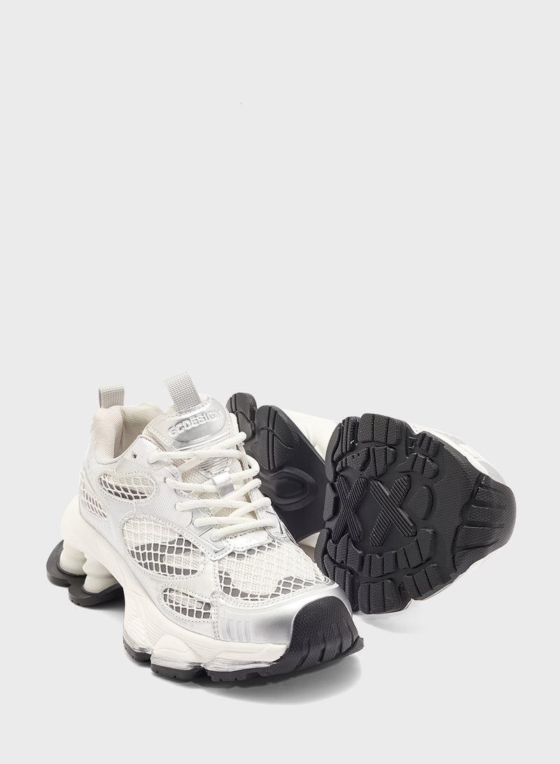 Ginger Chunky Lace Up Sneaker  - Image 3