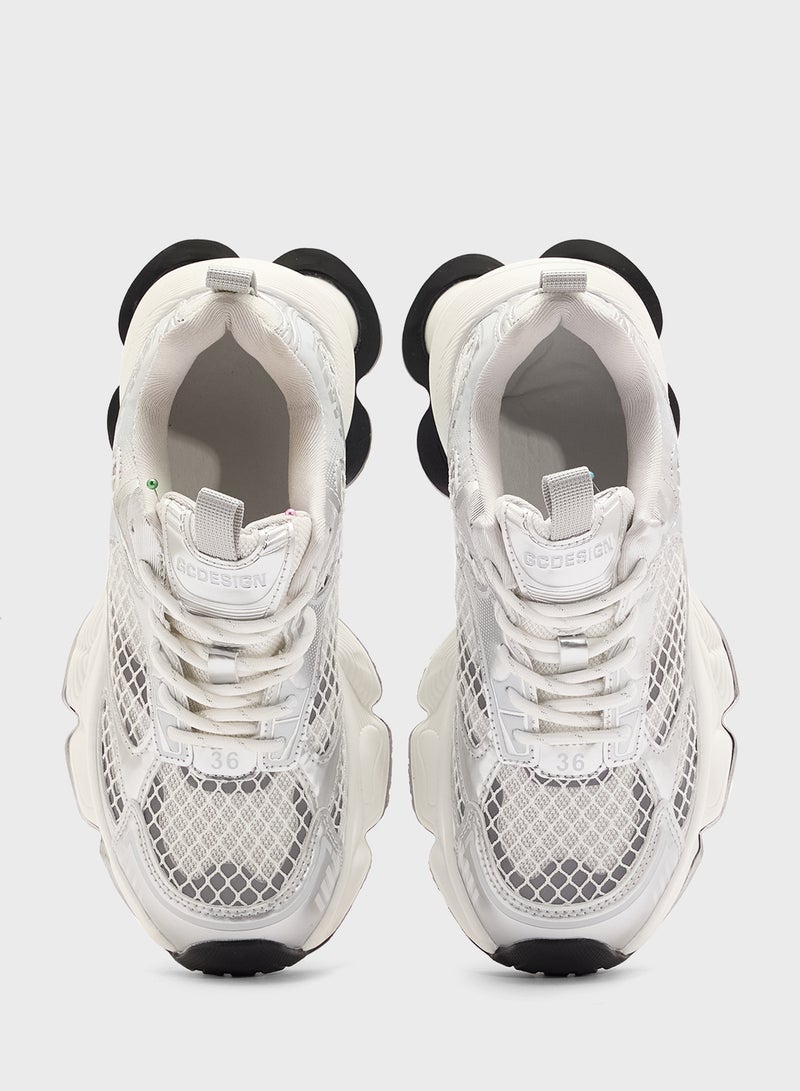 Ginger Chunky Lace Up Sneaker  - Image 4