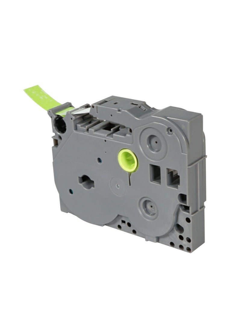 NIBEMINENT PUTY 4 Rolls Self-Adhesive White On Green Label Maker Tape Multicolour - Image 5