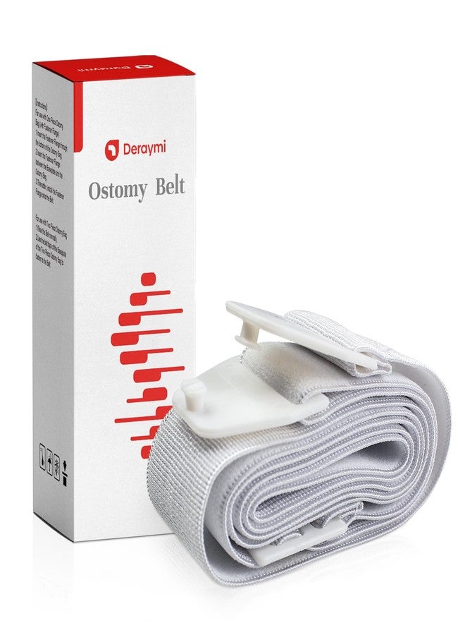 DERAYMI Adjustable Ostomy Belt, Securely Holds Ostomy Pouch Bags in Place, Waterproof Reusable Ostomy Waistband Strap and Buckle to Support Colostomy Bags - Image 1