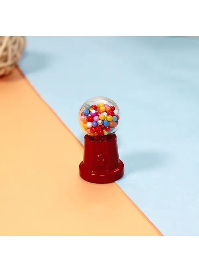 Fruit Green Miniature Candy Dispenser Machine Dollhouse Kitchen Decor Mixed Color Candy Storage Detailed Craftsmanship - Image 5