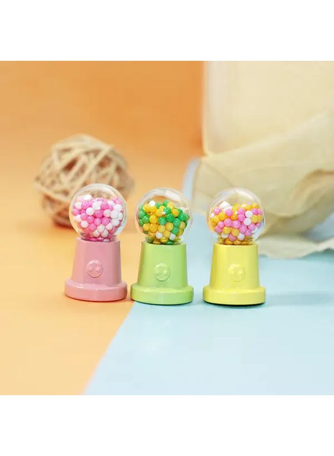Fruit Green Miniature Candy Dispenser Machine Dollhouse Kitchen Decor Mixed Color Candy Storage Detailed Craftsmanship - Image 2