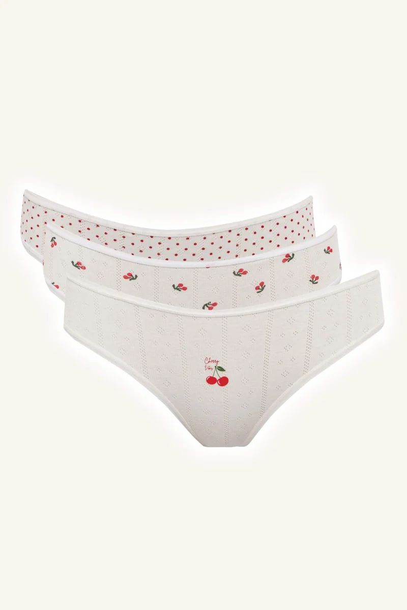 3 Piece Elastic Waist Panties