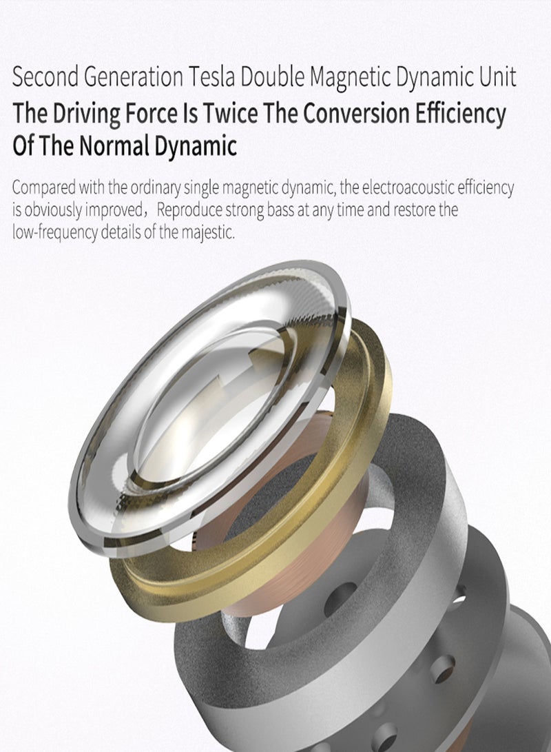 كي زد سماعات أذن سلكية KZ ZS10 Pro مقاس 3.5 مم، 1DD+4BA، سماعة أذن هاي فاي هجينة، سماعة رأس رياضية، كابل قابل للفصل ثنائي السنون - Image 4