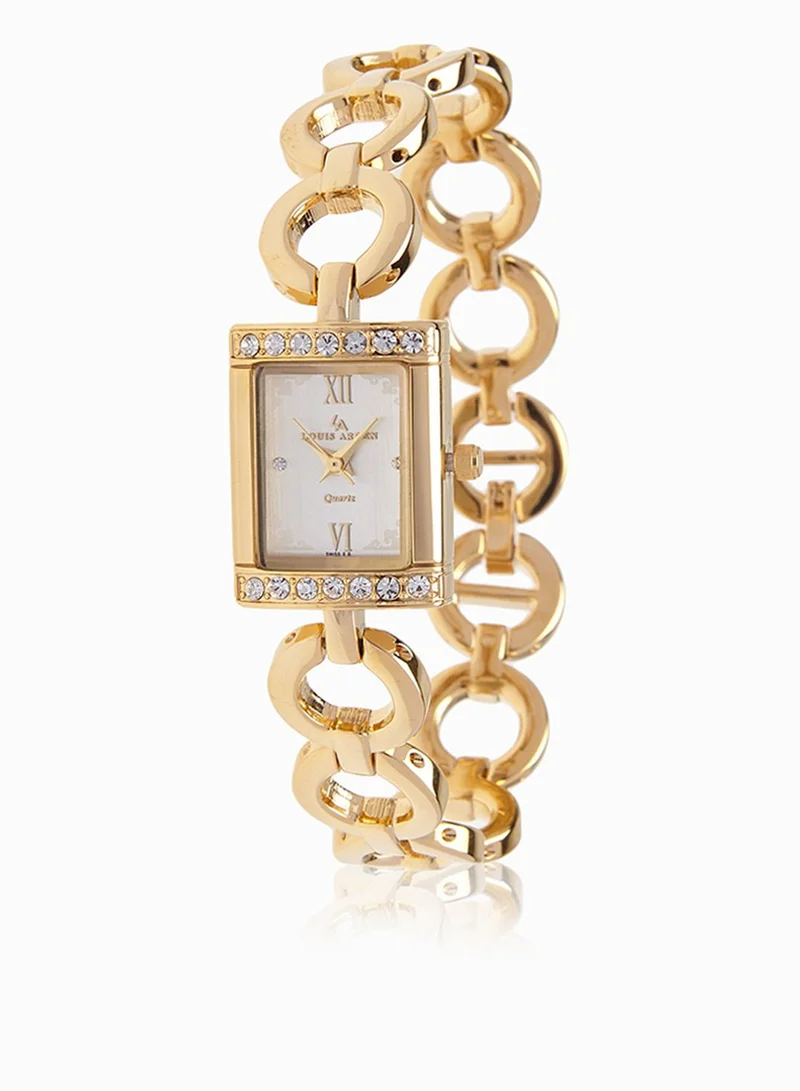 LOUIS ARDEN Rectangle Stone Watch