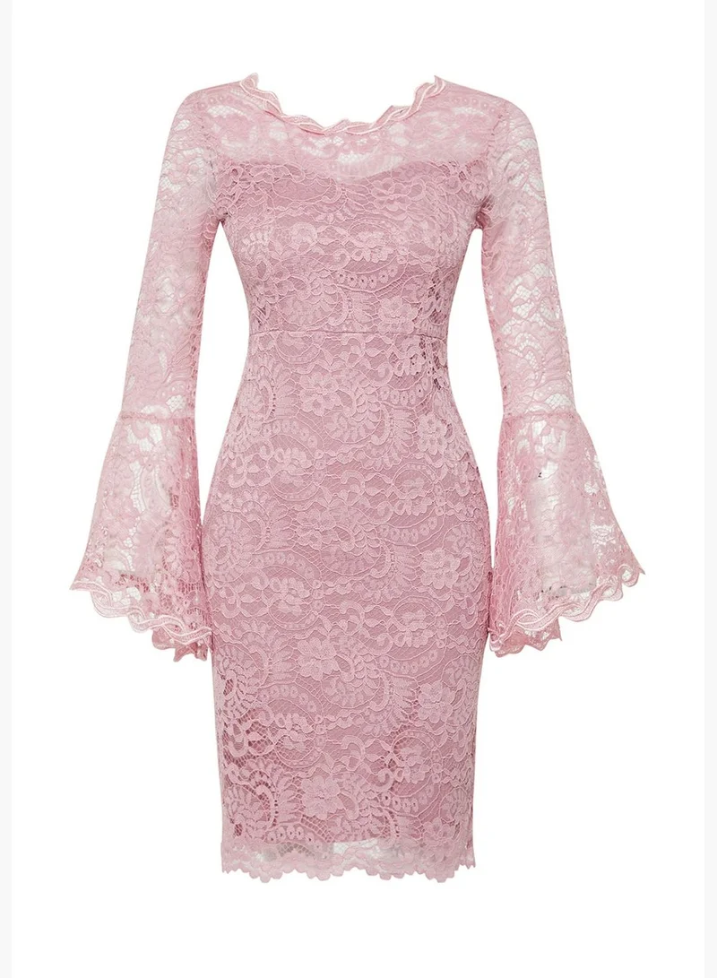 trendyol Lace Trumpet Dress