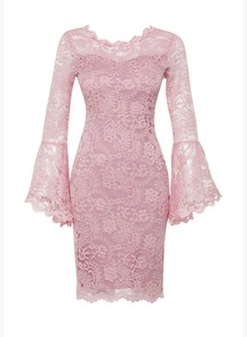 trendyol Lace Trumpet Dress