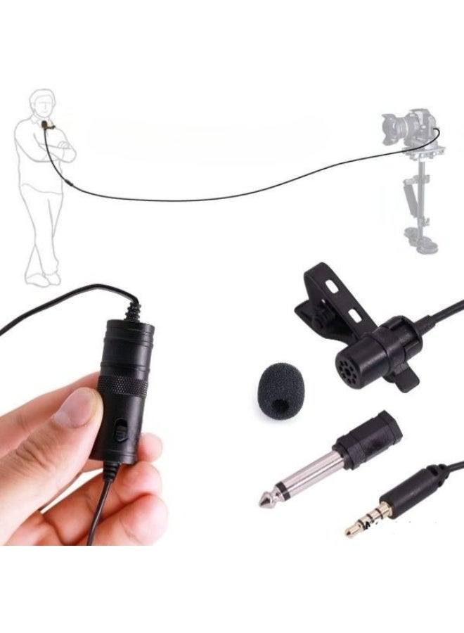 Lapel Microphone for Mobile Phones and Cameras – High-Quality Sound Recording for Vlogging and Interviews - Image 1