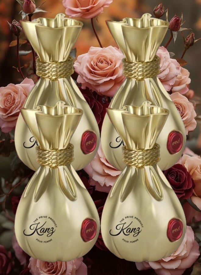 PRIVE 4 Pieces Kanz Perfume 100ML - Image 1