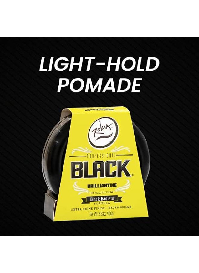 Rolda Black Brilliantine Temporary Hair Color Wax  - Image 3