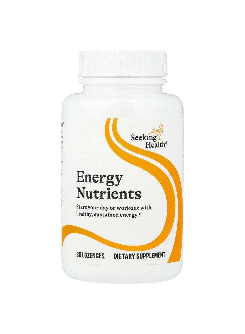 Seeking Health Energy Nutrients, 30 Lozenges