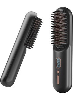 Portable Cordless Hair Straightener Brush, 2 in 1 Negative Ion Straightening Brush,65 Mins Long Battery Hot Comb Hair Straightener,12 Temp Settings Anti-Scald,USB Rechargeable - pzsku/Z5730EF35DEABC28921F3Z/45/_/1716860829/cfdff4db-460c-4a58-a58e-c2aa5edfa9de